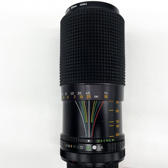 Vtg Sears Multi-Coated Auto Zoom F=80-200mm 1:4.0 Macro Black Camera Lens-Korea - Picture 2 of 6